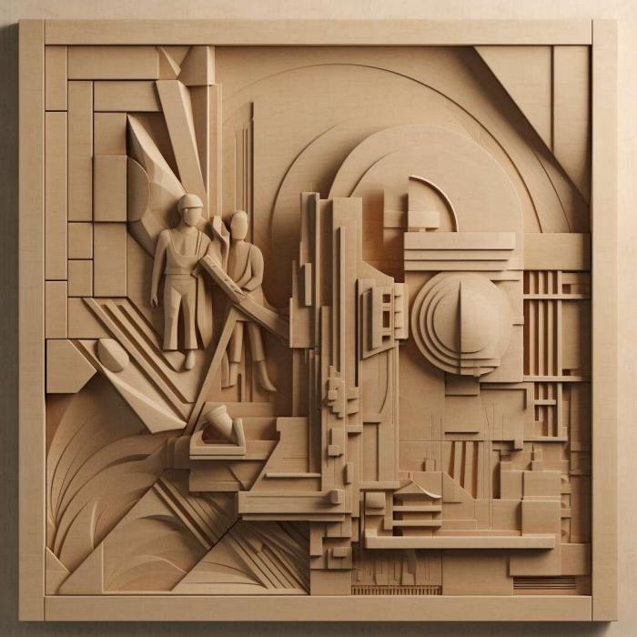 نموذج ثلاثي الأبعاد لآلة CNC 3D Art 